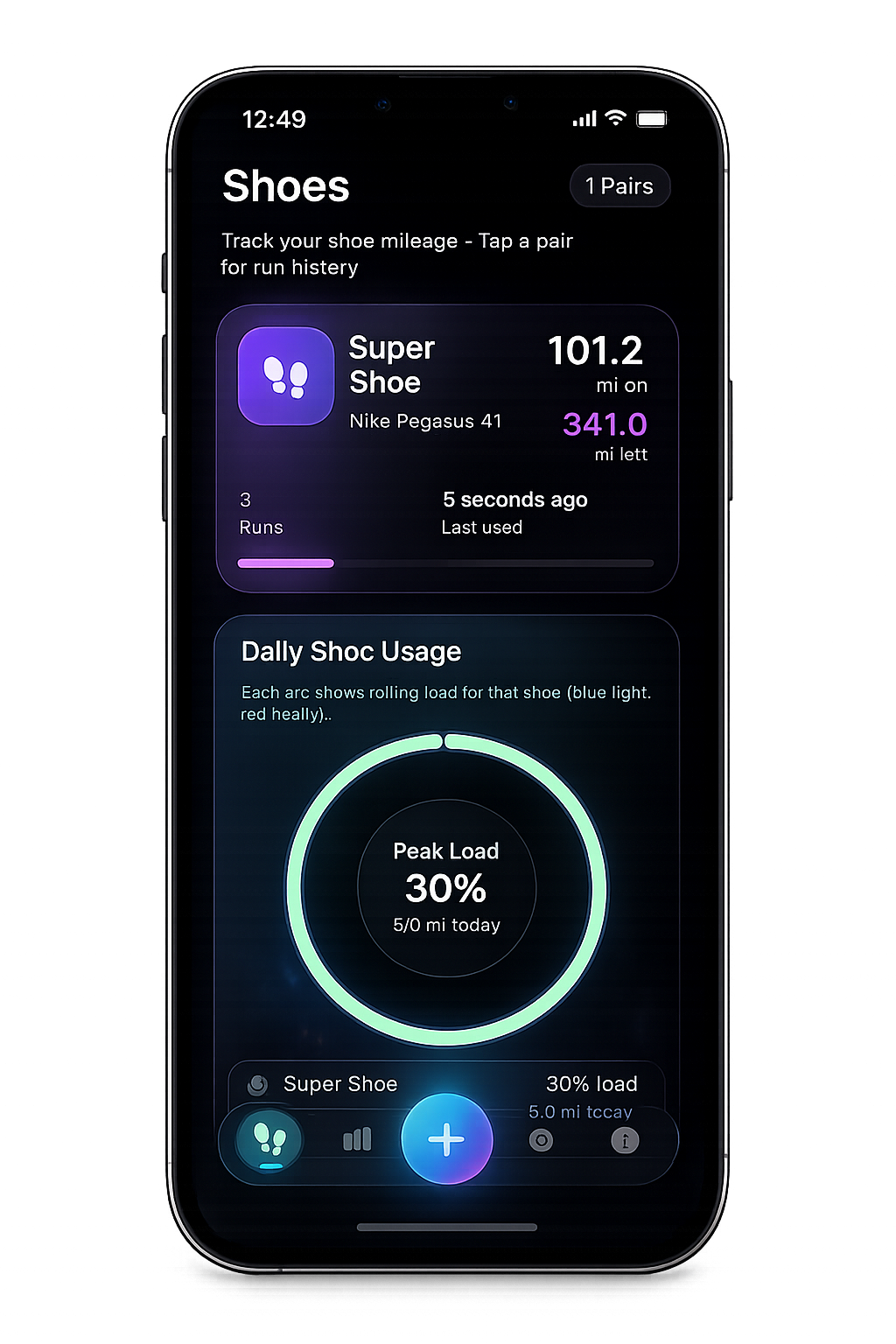 StrideX iPhone preview